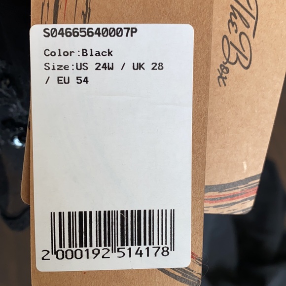 LIGHT IN THE BOX BLACK LACE 3/4 SLEEVE FORMAL EVENING DRESS 24W NEW - Picture 8 of 10